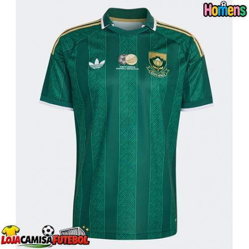 Camisa de Futebol África do Sul Equipamento Secundário Mundo 2026 Manga Curta